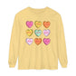OT Scope Candy Hearts Long Sleeve Comfort Colors T-Shirt
