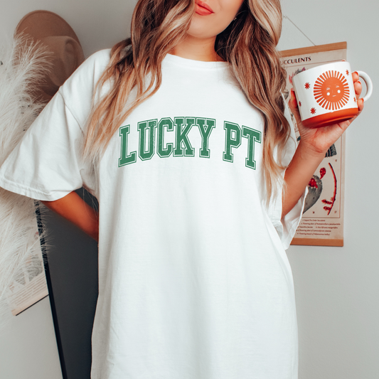 Lucky PT Distressed Comfort Colors T-Shirt