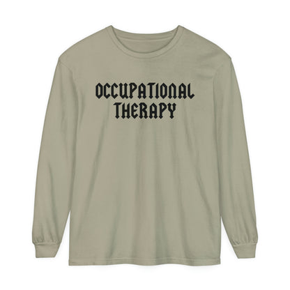 Occupational Therapy Band Inspired Long Sleeve Comfort Colors T-Shirt