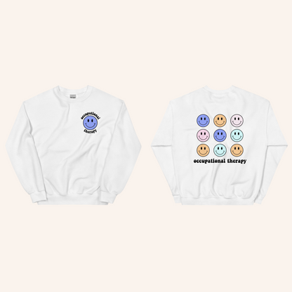 Multicolored OT Crewneck Sweatshirt | Front and Back Print
