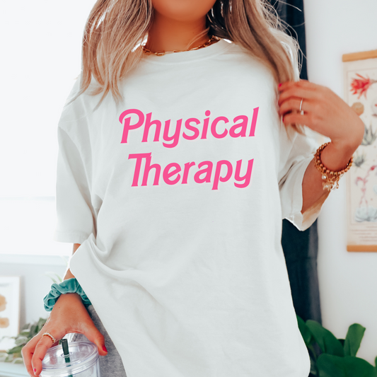 Pink Physical Therapy Comfort Colors T-Shirt