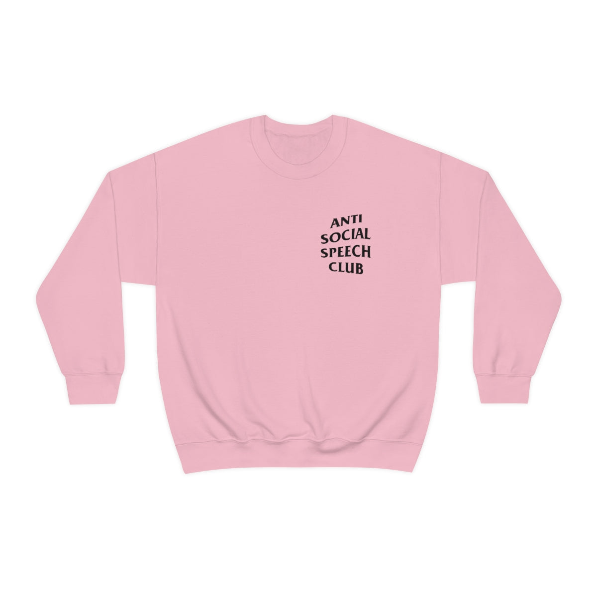 Antisocial Speech Club Crewneck Sweatshirt | Front and Back Print