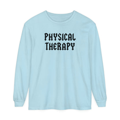 Physical Therapy Band Inspired Long Sleeve Comfort Colors T-Shirt