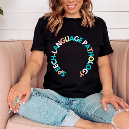 Multicolored Speech Jersey T-Shirt