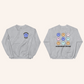 Multicolored OT Crewneck Sweatshirt | Front and Back Print