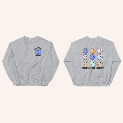 Multicolored OT Crewneck Sweatshirt | Front and Back Print
