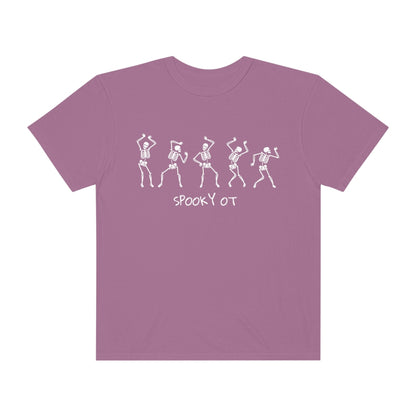 Spooky OT Skeletons Comfort Colors T-Shirt