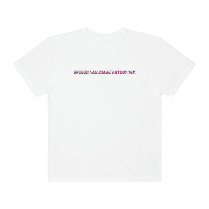 Speech Retro Daisy Comfort Colors T-Shirt | Front and Back Print
