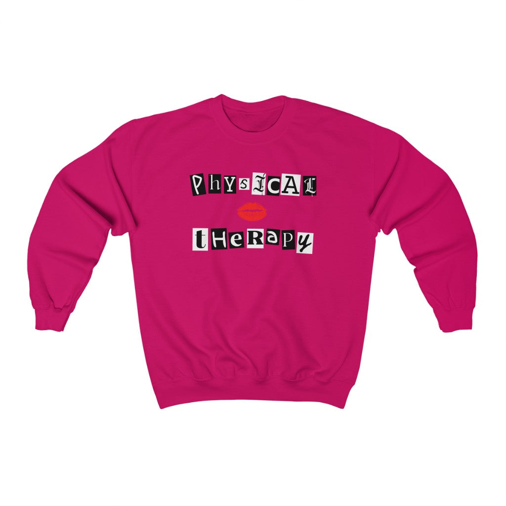 Pink Physical Therapy Crewneck Sweatshirt