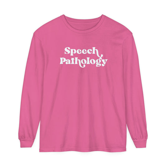 Speech Pathology Comfort Colors Long Sleeve T-Shirt