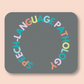 Speech Language Pathology Multicolored Letter Mouse Pad