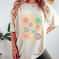 Speech Distressed Retro Daisy Comfort Colors T-Shirt