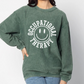 Occupational Therapy Smile Green Corded Crew