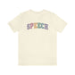 Pastel Varsity Speech Jersey T-Shirt