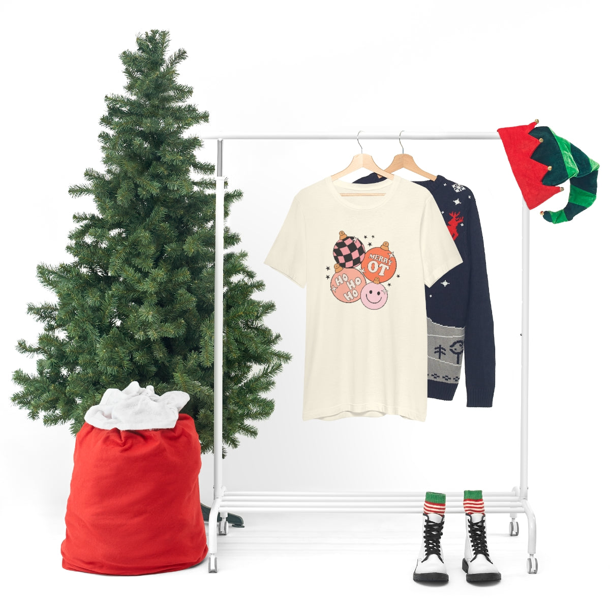 Merry OT Ornaments Jersey T-Shirt