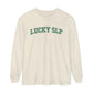 Lucky SLP Distressed Long Sleeve Comfort Colors T-Shirt