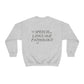 Speech Path Butterflies Crewneck Sweatshirt | Front and Back Print