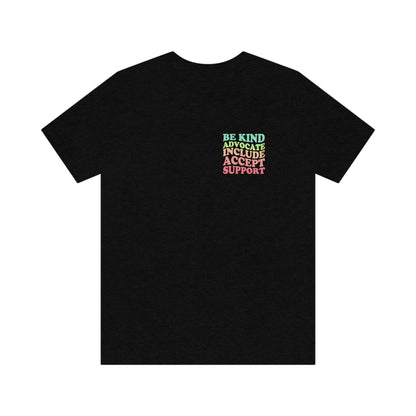 Inclusion Jersey T-Shirt | Front and Back Design