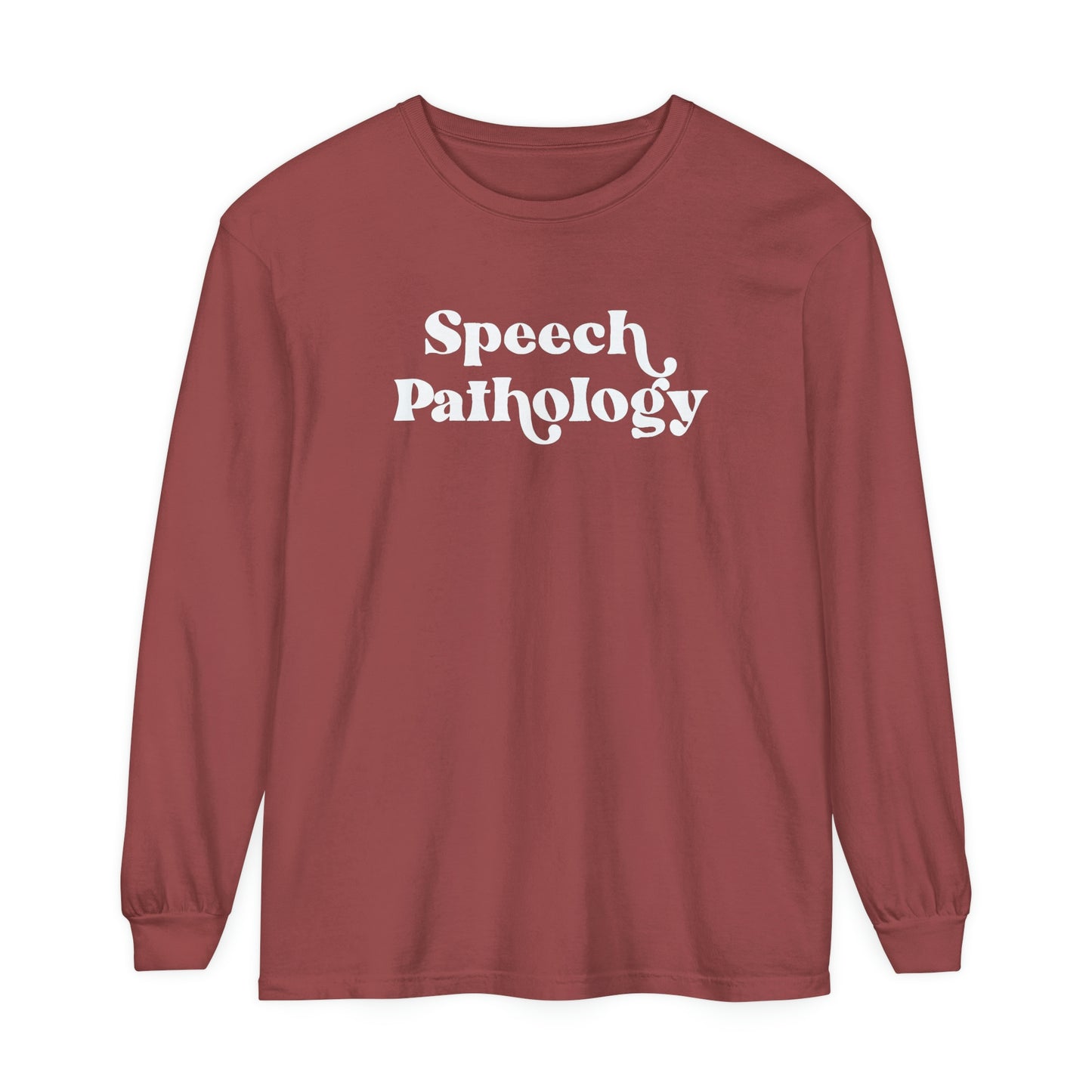 Speech Pathology Comfort Colors Long Sleeve T-Shirt