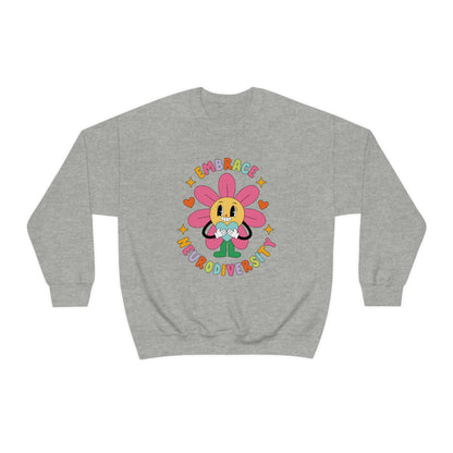 Embrace Neurodiversity Crewneck Sweatshirt