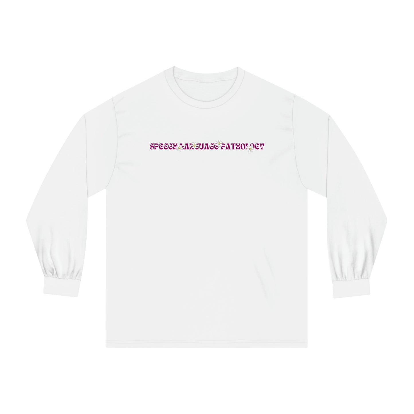 Speech Retro Daisy Long Sleeve T-Shirt | Front and Back Print