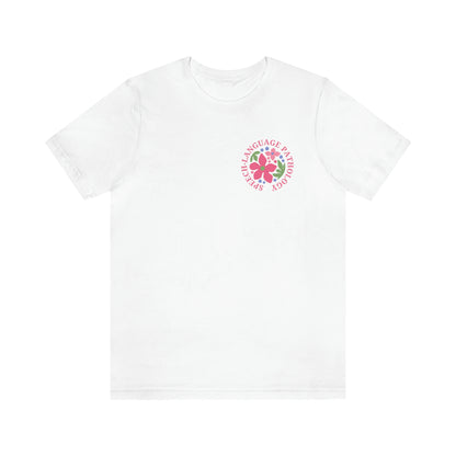 Speech-Language Pathology Jersey T-Shirt | Front and Back Print