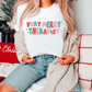 Very Merry Therapist Jersey T-Shirt