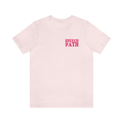 All You Need Is Speech Jersey T-Shirt | Front and Back Print