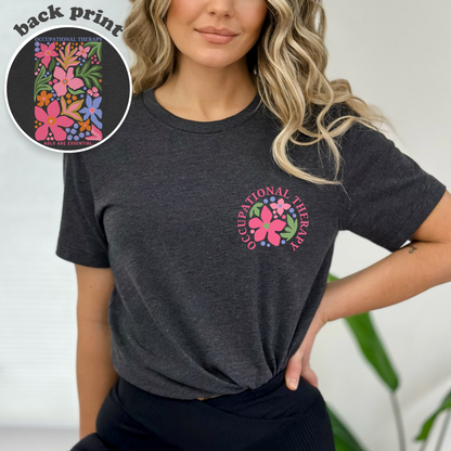 Occupational Therapy Jersey T-Shirt | Front and Back Print