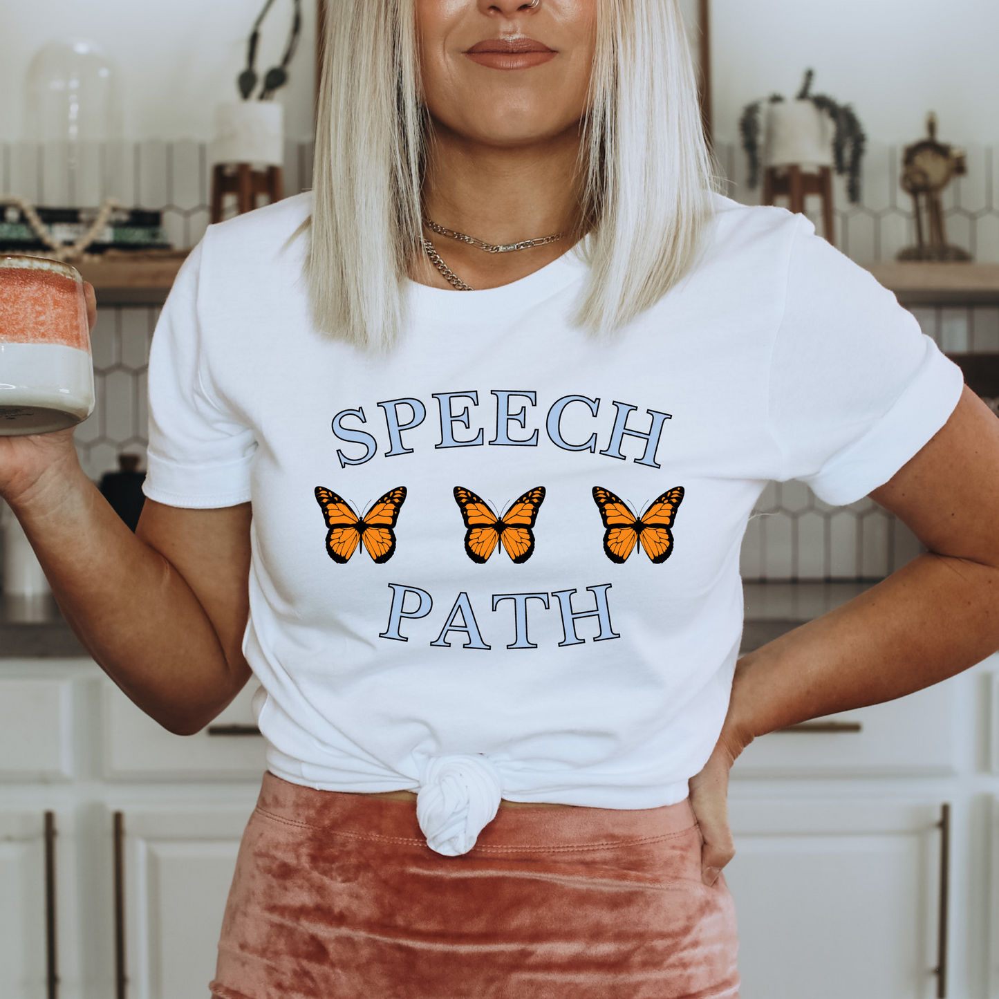 Speech Path Butterfly Jersey T-Shirt
