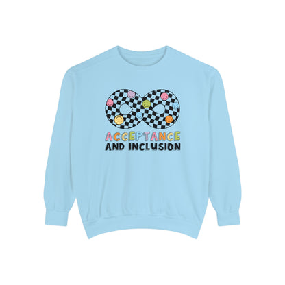 Acceptance and Inclusion Comfort Colors Sweatshirt