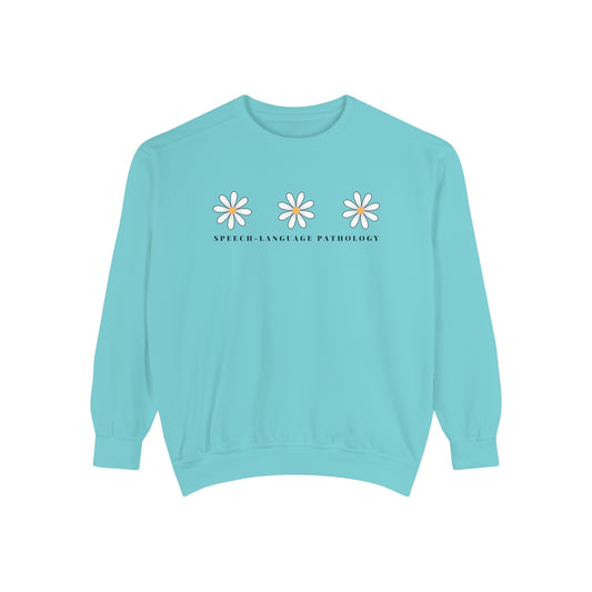 Daisy Speech-Language Pathology Comfort Colors Sweatshirt