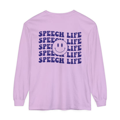 Speech Life Long Sleeve Comfort Colors T-Shirt