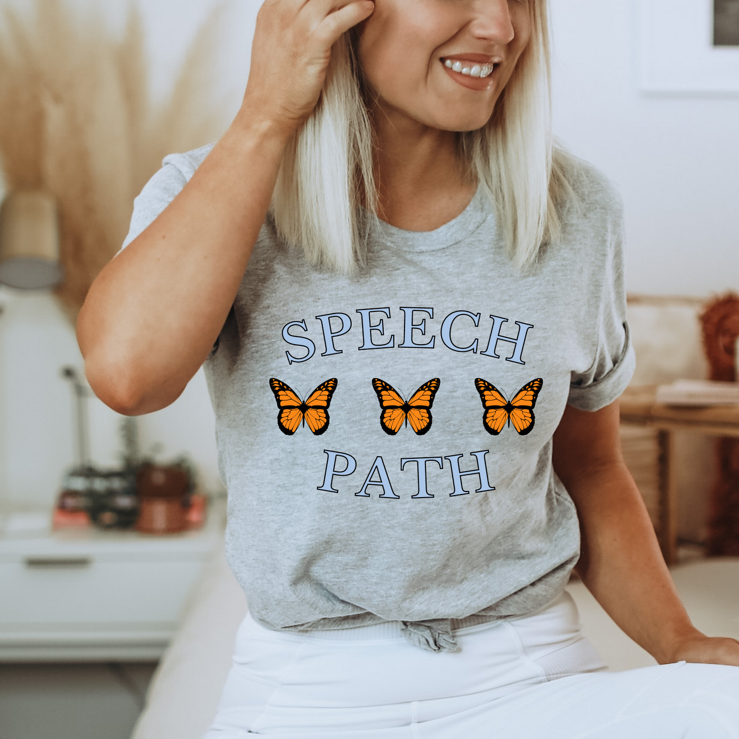 Speech Path Butterfly Jersey T-Shirt