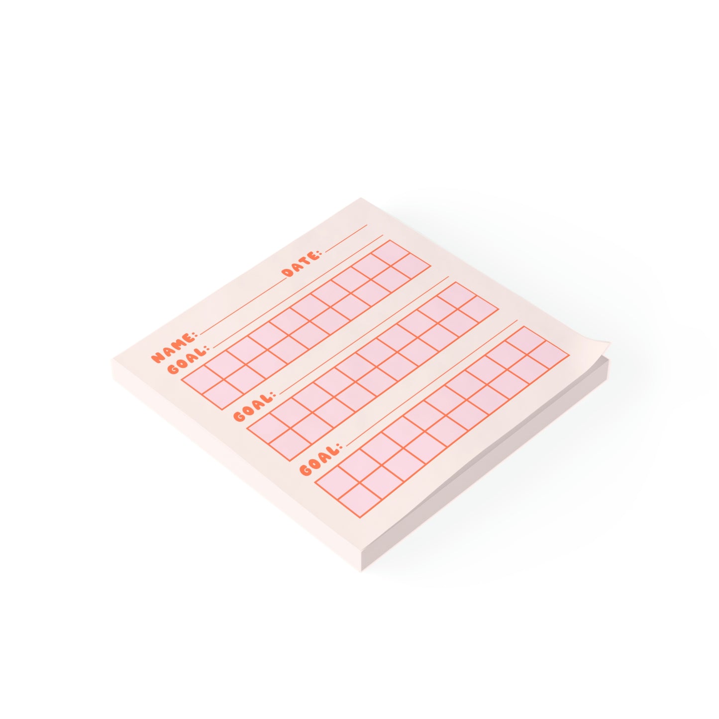 Multiple Goals Data Post-it® Note Pads