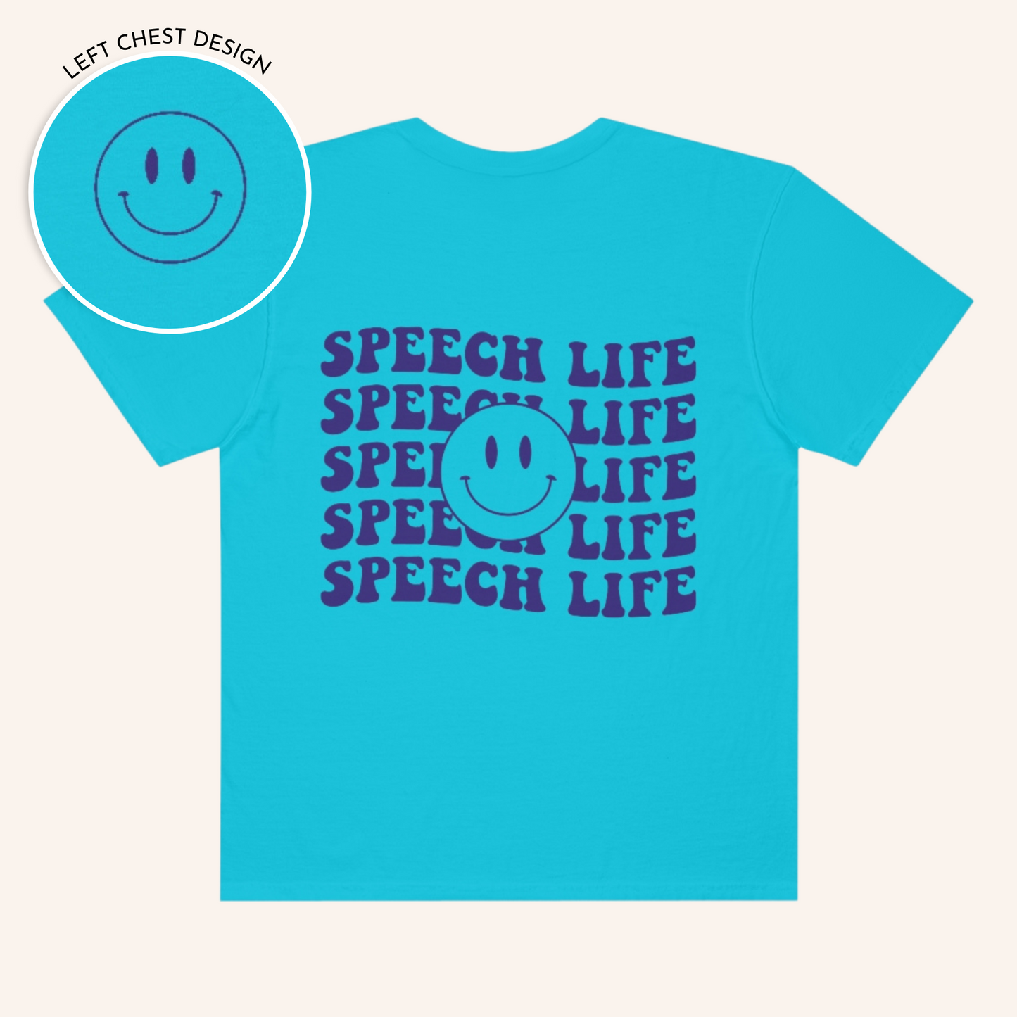 Speech Life Short Sleeve T-Shirt | Front and Back Print