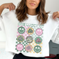 One Lucky OT Distressed Crewneck Sweatshirt