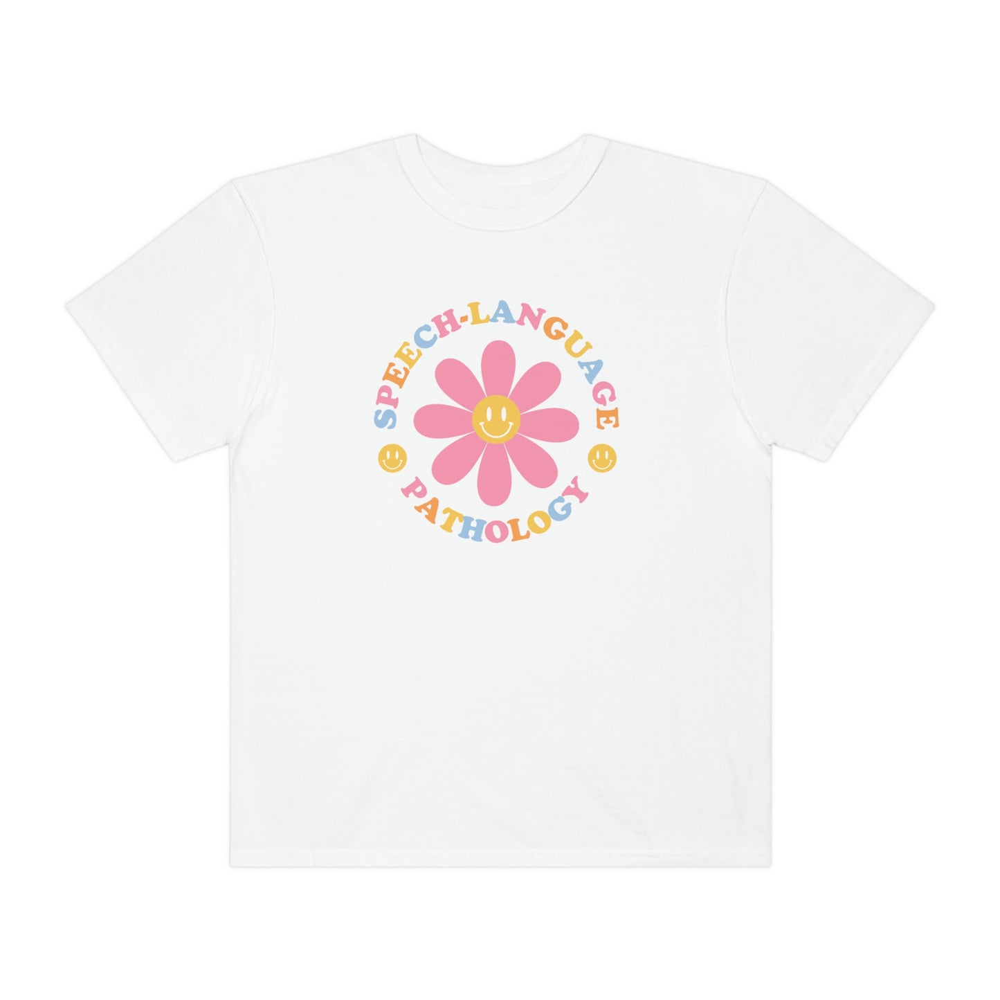 Speech Daisy Multicolored Comfort Colors T-Shirt