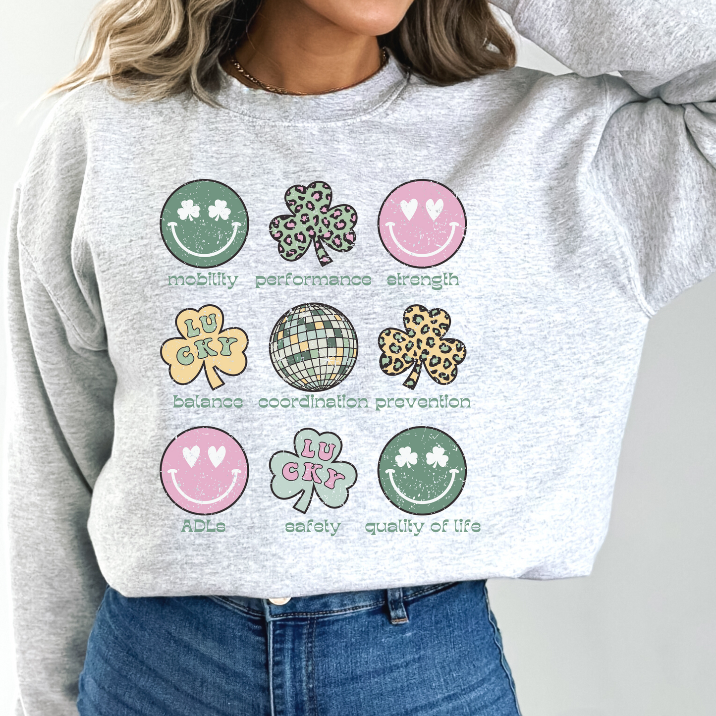 St Patrick's PT Scope Distressed Crewneck Sweatshirt