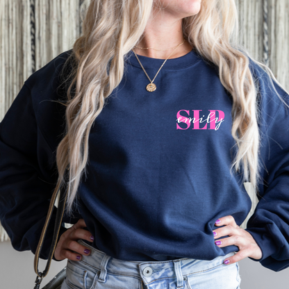 Personalized SLP Crewneck Sweatshirt