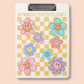 Speech Distressed Retro Daisy Clipboard