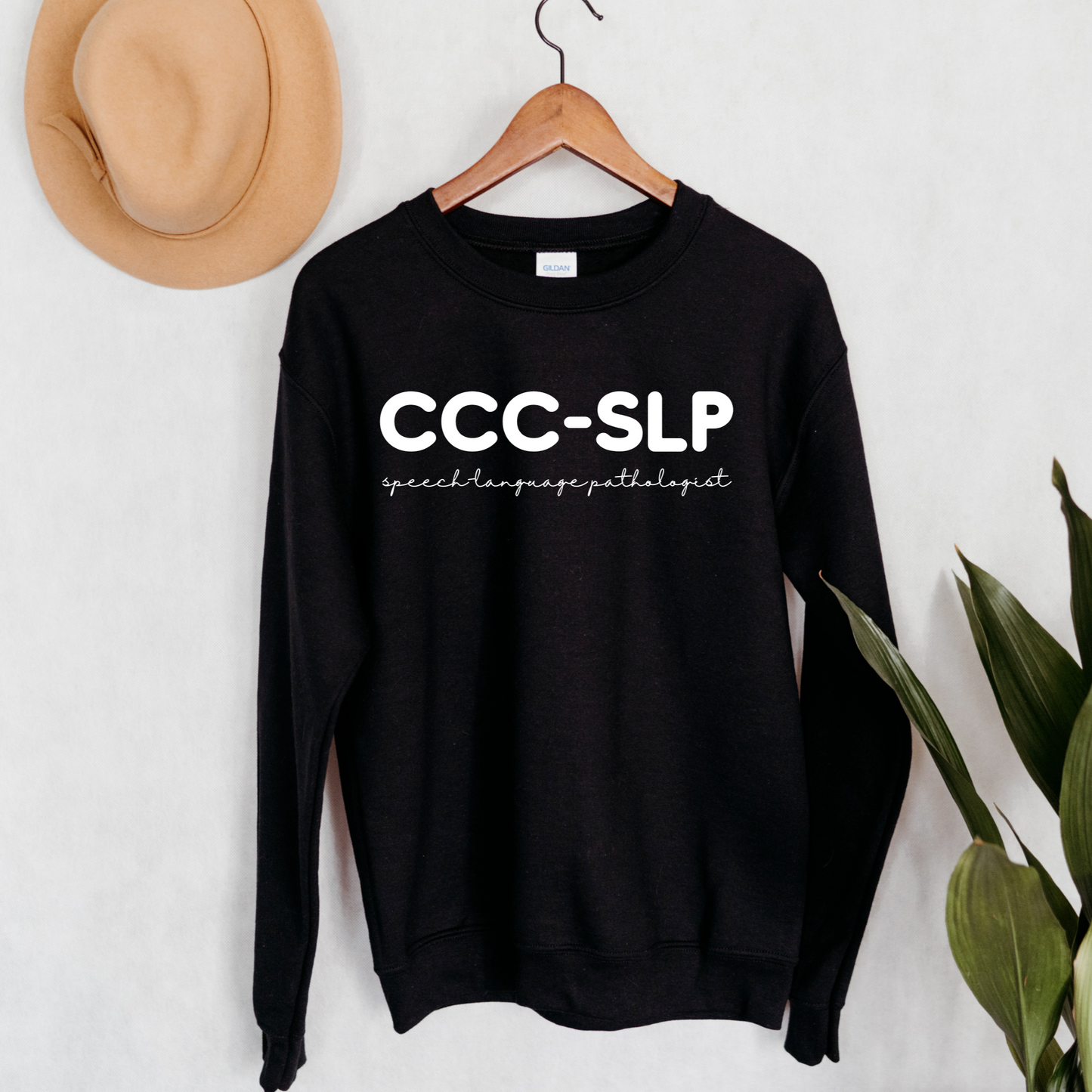 CCC-SLP Crewneck Sweatshirt | White Font