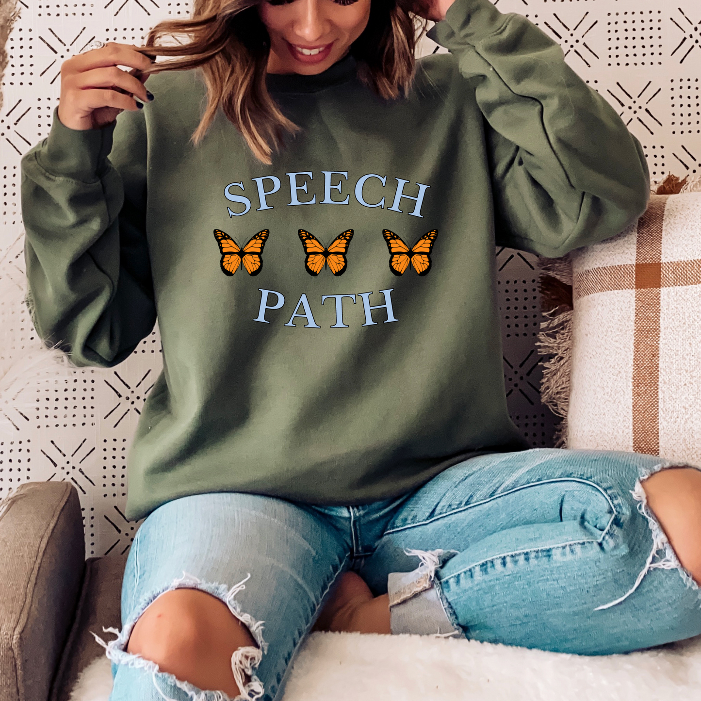Butterfly Speech Path Sweatshirt