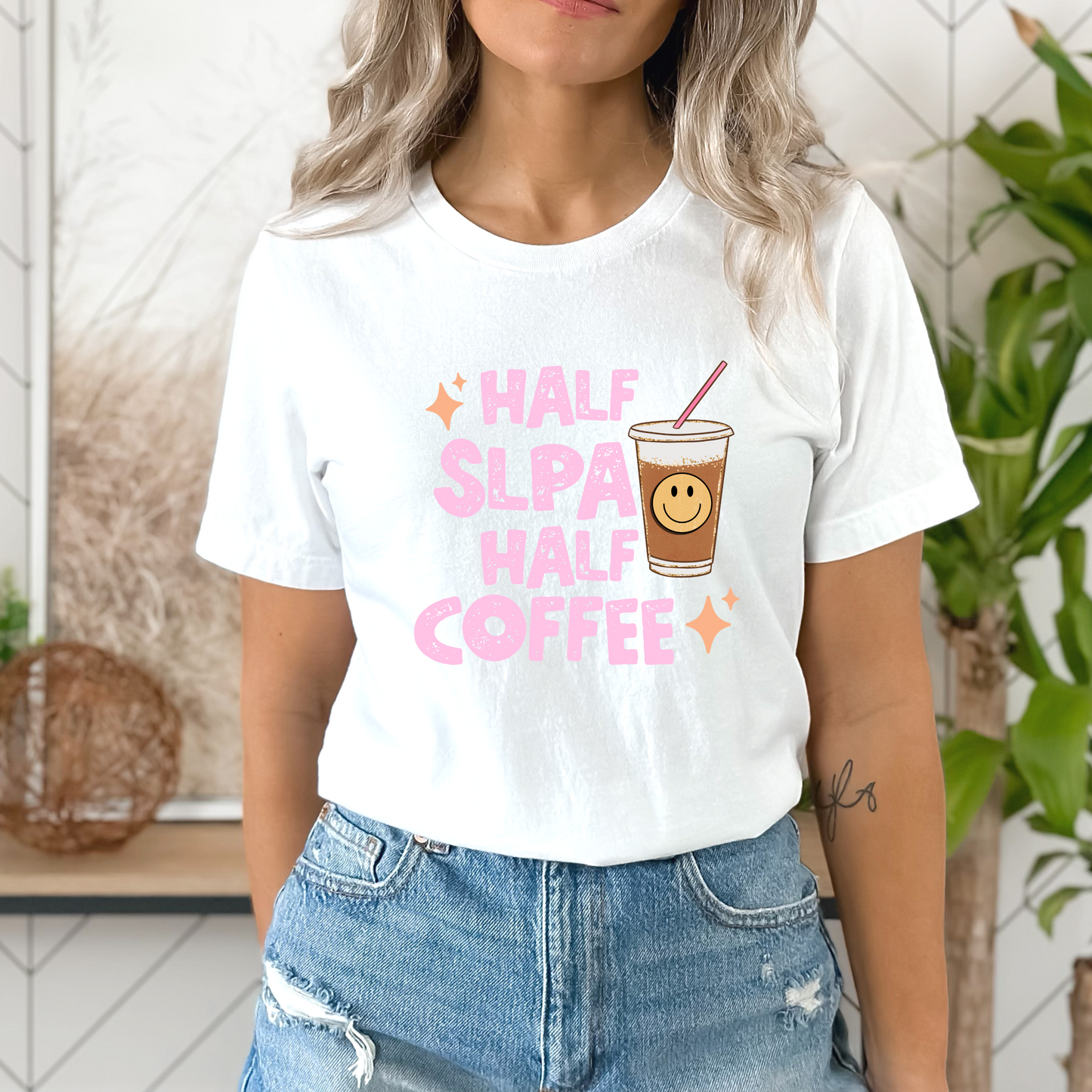 Half SLPA Half Coffee Jersey T-Shirt