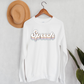 Retro Speech Crewneck Sweatshirt