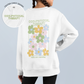 OT Floral Crewneck Sweatshirt | Front and Back Design