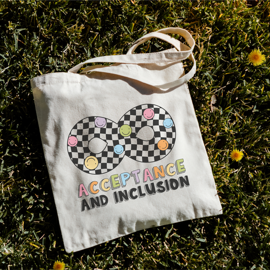 Acceptance and Inclusion Canvas Tote Bag