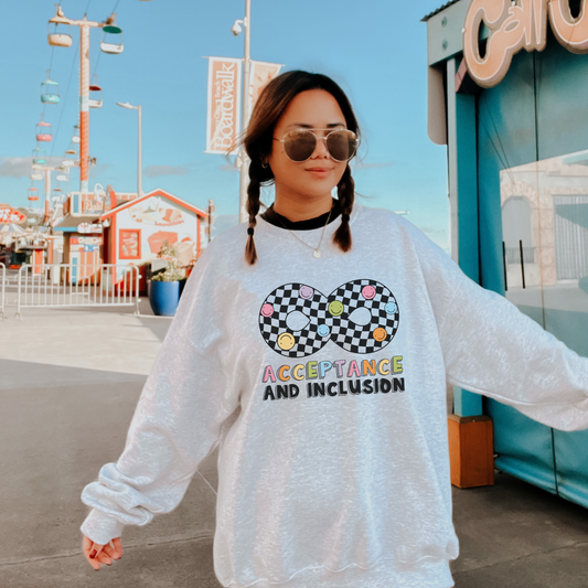 Acceptance and Inclusion Crewneck Sweatshirt