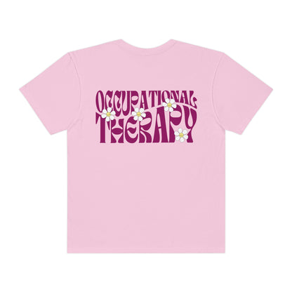 OT Retro Daisy Comfort Colors T-Shirt | Front and Back Print