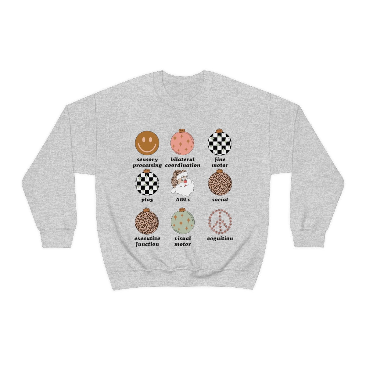 Retro Holiday OT Scope of Practice Crewneck Sweatshirt